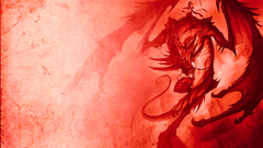 Red Dragons fantasy art