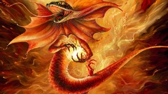 Red Dragons fire