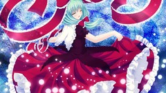 Red dress dancing closed