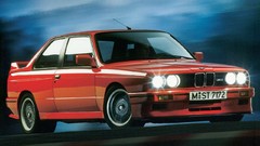 Red Evolution bmw m3 1988