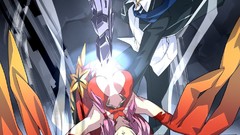 Red eyes anime girls