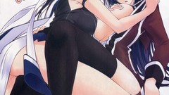 Red eyes anime girls