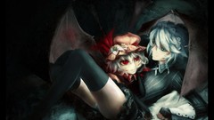 Red eyes anime girls remilia scarlet touhou izayoi sakuya Jin