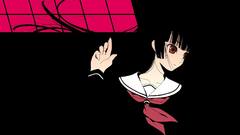 red eyes black hair fictional character Graphic Design