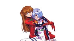 Red eyes blue hair anime girls blue eyes asuka langley soryu 