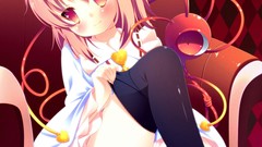 Red eyes blush anime girls touhou komeiji satori panties hair 