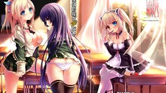 Red eyes blush long hair anime girls blue eyes boku wa 