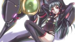 Red eyes bodysuits anime