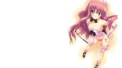 Red eyes bows pink hair zero no tsukaima hair ornaments Simple 