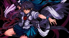 Red eyes cannons smiling