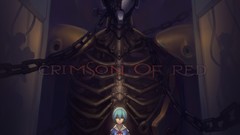 Red eyes chains skeletons short hair neon genesis evangelion 