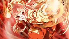 Red eyes fujiwara no mokou touhou