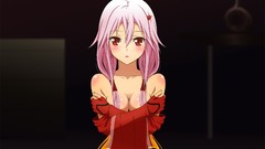 Red eyes gloves blush pink hair long hair anime girls guilty 