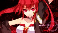 Red eyes long hair anime girls vocaloid redheads Cul