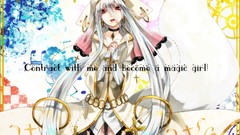 Red eyes mahou shoujo