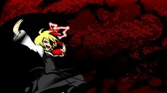 Red eyes Ribbons blondes short hair touhou open mouth rumia