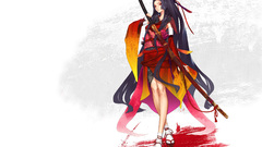 Red eyes sandals bandages