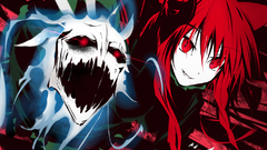 Red eyes skulls touhou nekomimi animal ears kaenbyou rin 