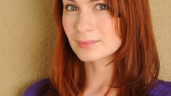 Red eyes woman faces Actress freckles redheads portraits 