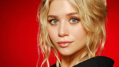 Red eyes woman head Celebrity blue eyes ashley olsen