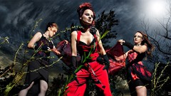 Red fashion portraits fashion photography