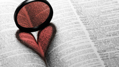 Red filter Books Hearts