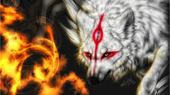 Red fire Okami Amaterasu