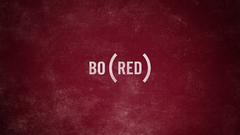 Red for bored