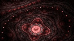 Red Fractals abstract fractal shiny