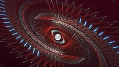 Red Fractals digital art