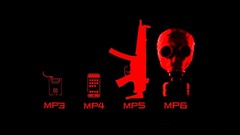 Red funny minimalistic