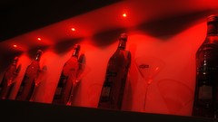 Red glasses bar Martini