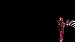 Red graffiti widescreen dumping