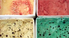 Red Green food chocolate ice cream multicolor