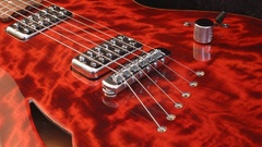 Red guitar Music Music