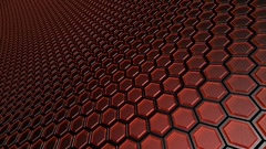 Red hexagons