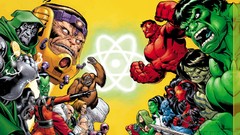 Red Hulk marvel comics dr doom she-hulk Hulk (comic character) 