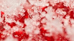 Red ice Christmas crystal