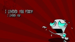 Red Invader Zim pigs