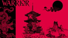 Red Japan Dragons Japanese