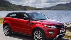 Red Land Rover Range Rover