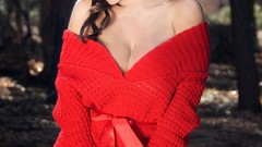 Red legs denise milani cleavage huge boobs