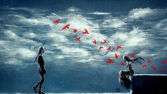 Red letters fantasy art NanFe