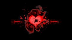 Red love abstract Hearts