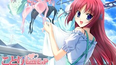 Red love long hair blue eyes da capo