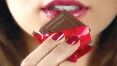 Red love woman roses lips Hearts