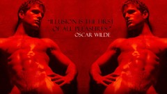 Red Men Quotes male models Oscar Wilde Joseph Sayers