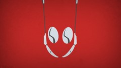 Red minimalistic blo0p ant-man