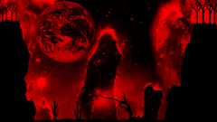 Red night blood Earth