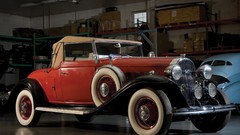 Red old cars vintage